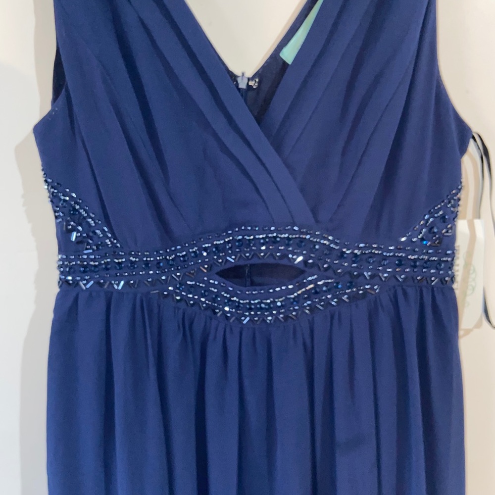 Navy ball gown